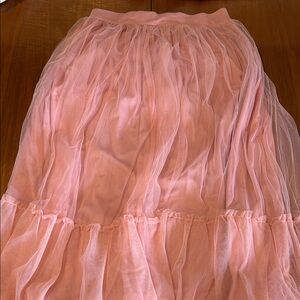 Pink Tulle Skirt